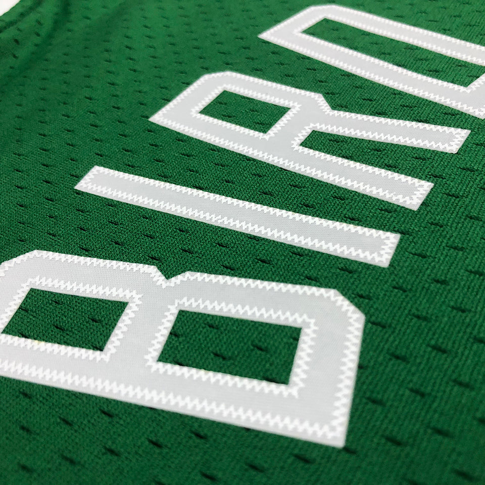 Celtics Retro Green Jersey - Bird #33 (Hot Pressing)