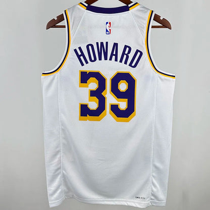 24/25 LA Lakers White Jersey - Howard #39 (Hot Pressing)