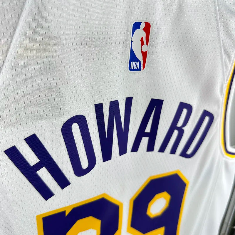 24/25 LA Lakers White Jersey - Howard #39 (Hot Pressing)