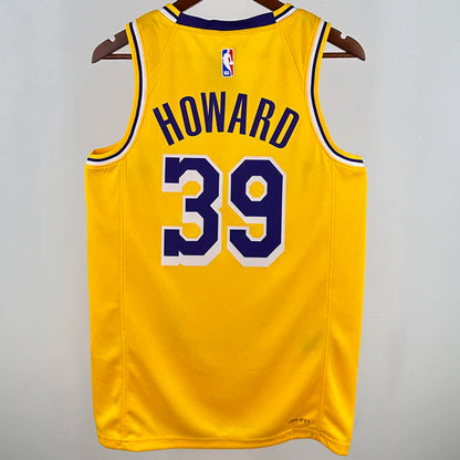 24/25 LA Lakers Yellow Jersey - Howard #39 (Hot Pressing)