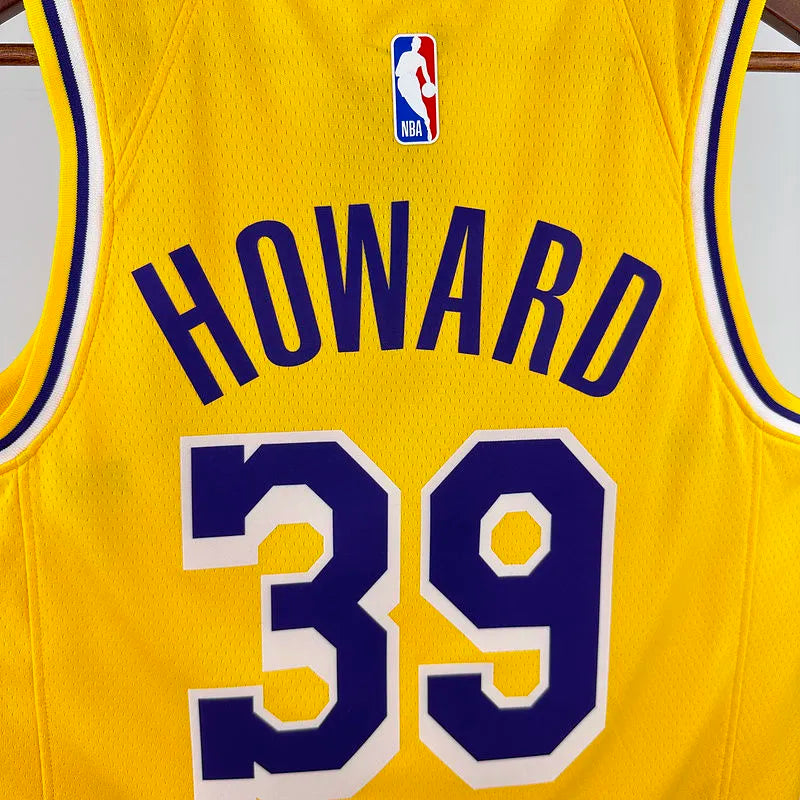 24/25 LA Lakers Yellow Jersey - Howard #39 (Hot Pressing)