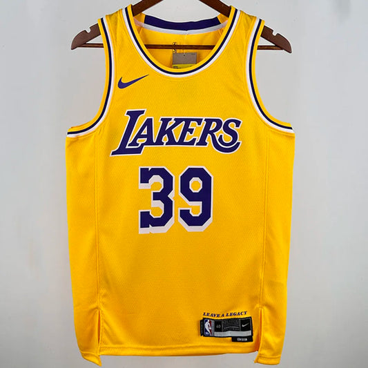 24/25 LA Lakers Yellow Jersey - Howard #39 (Hot Pressing)