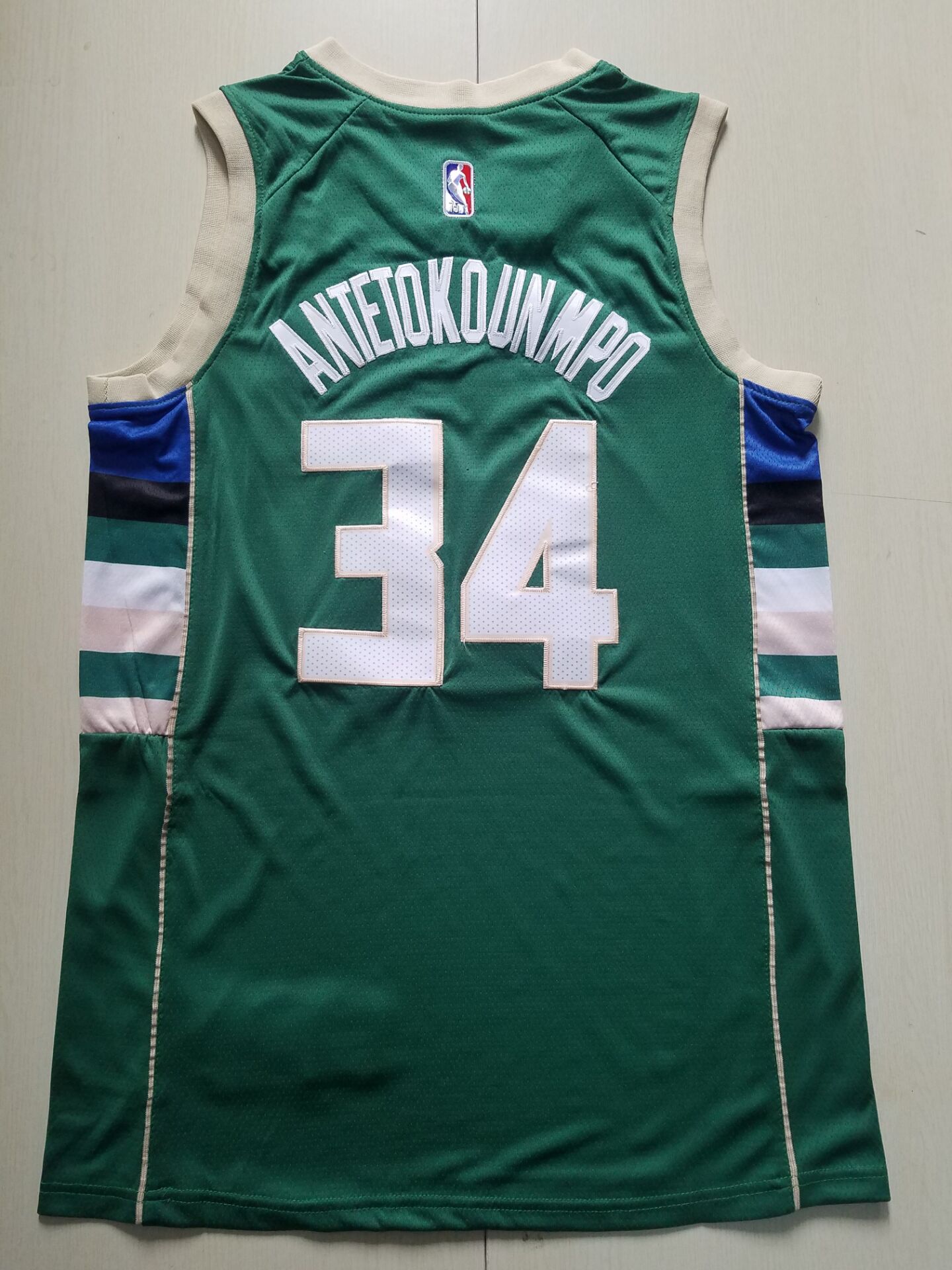 Milwaukee Bucks ANTETOKOUNMPO # 34 green NBA Jerseys