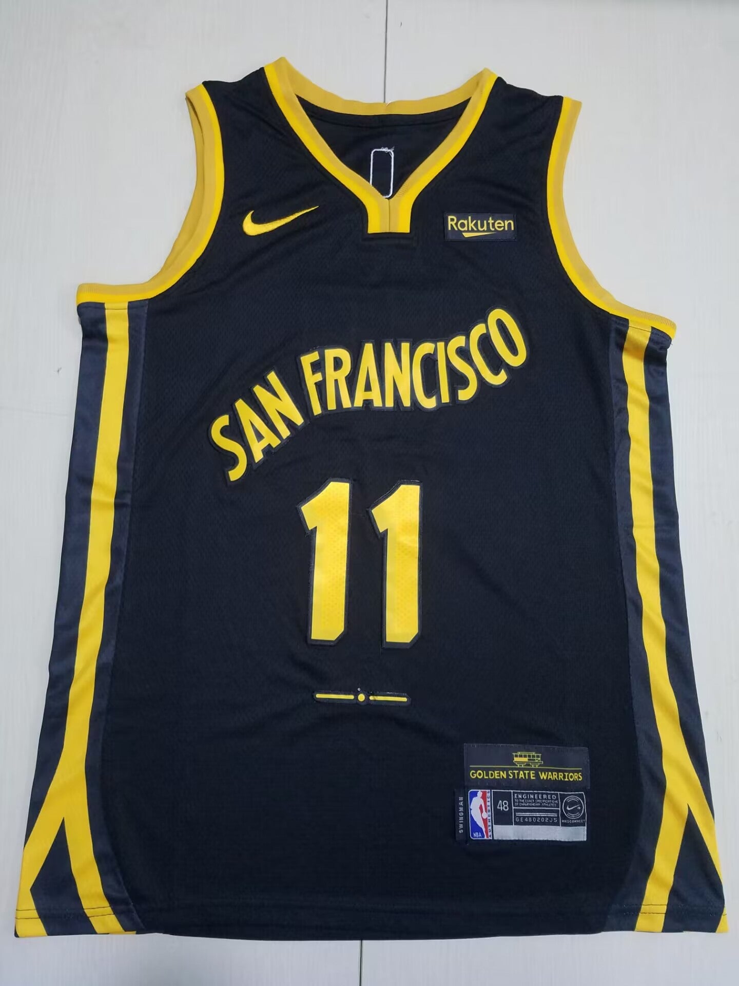 Golden State Warriors THOMPSON # 11 New City Dark Blue NBA Jerseys