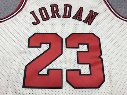 Chicago BULLS JORDAN # 23 Retro Beige NBA Jersey