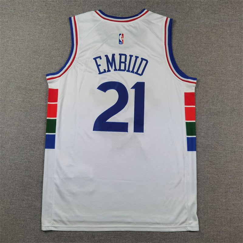 Philadelphia 76ers EMBIID # 21 NBA Jerseys