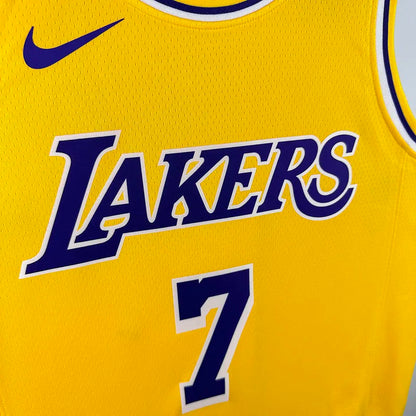 24/25 LA Lakers Yellow Jersey - Anthony #7 (Hot Pressing)