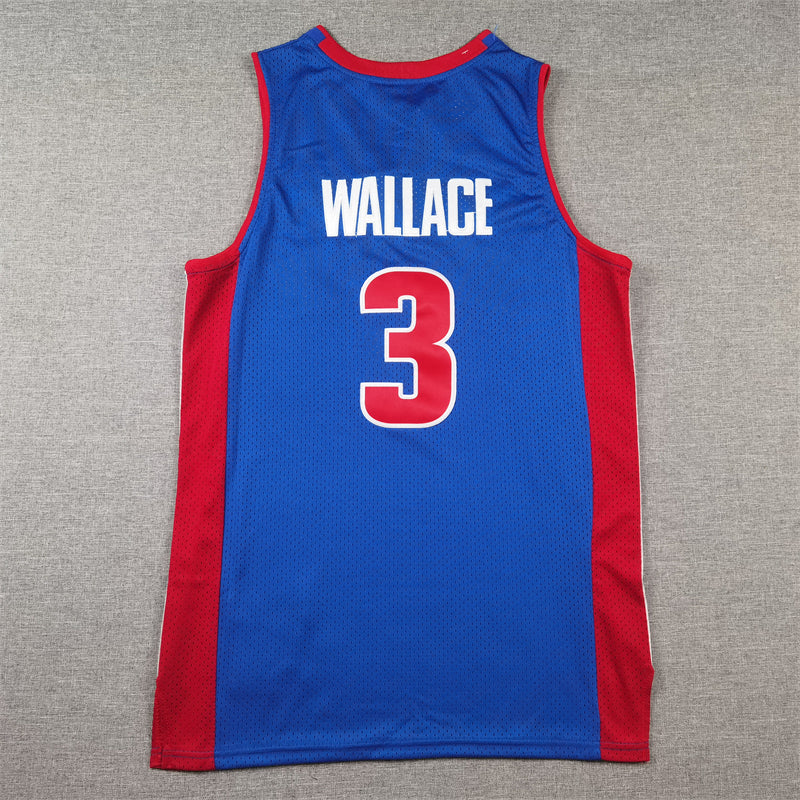 Detroit Pistons WALLACE # 3 NBA Jerseys