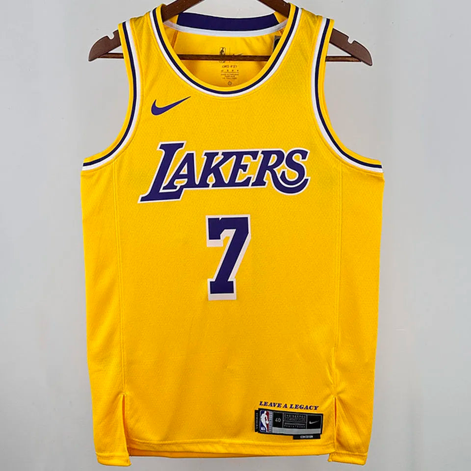 24/25 LA Lakers Yellow Jersey - Anthony #7 (Hot Pressing)