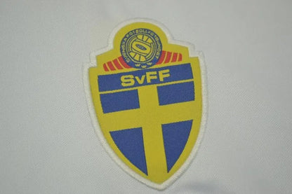 Sweden White Retro Soccer Jersey (add "Gyökeres" or your preferred name)