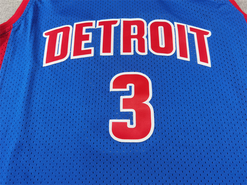 Detroit Pistons WALLACE # 3 NBA Jerseys