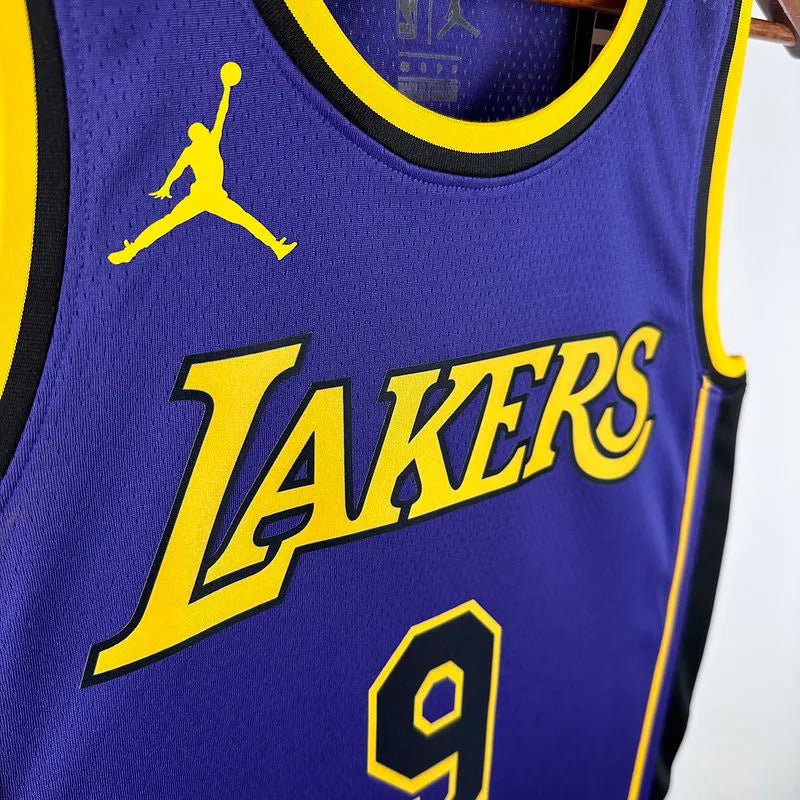 2025 LA Lakers Blue Jersey - James Jr. #9 (Hot Pressing)