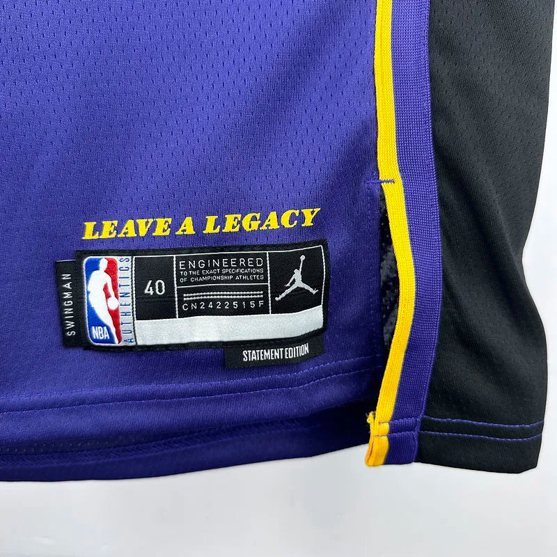 2025 LA Lakers Blue Jersey - James Jr. #9 (Hot Pressing)