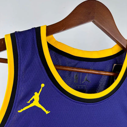 2025 LA Lakers Blue Jersey - James Jr. #9 (Hot Pressing)