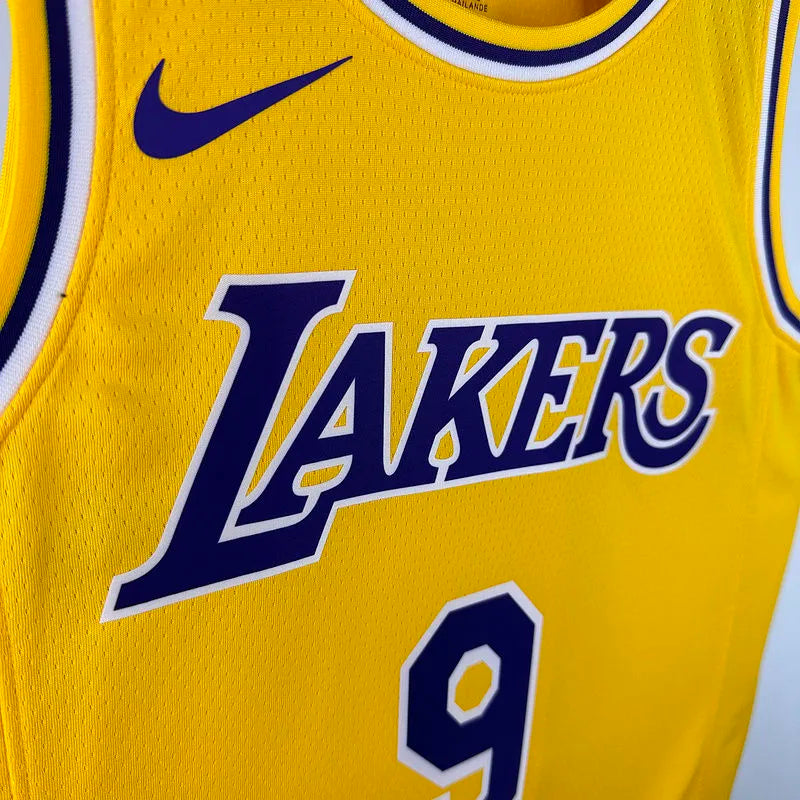 24/25 LA Lakers Yellow Jersey - James Jr. #9 (Hot Pressing)