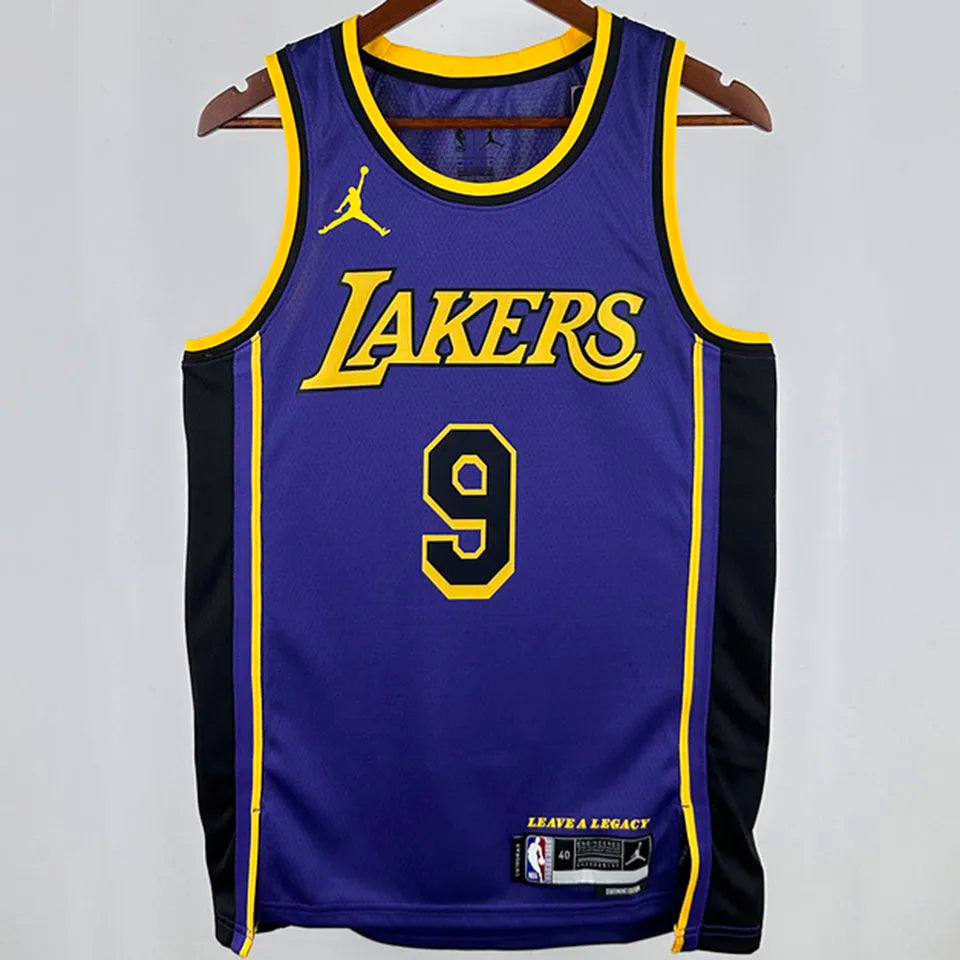 2025 LA Lakers Blue Jersey - James Jr. #9 (Hot Pressing)