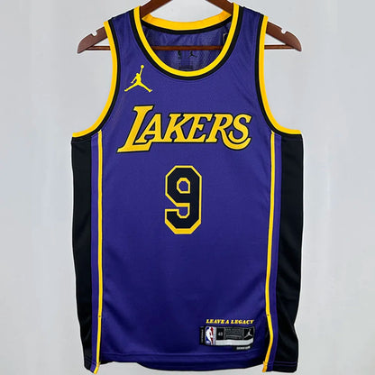 2025 LA Lakers Blue Jersey - James Jr. #9 (Hot Pressing)