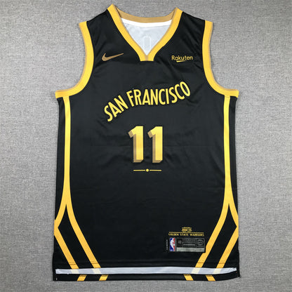 Golden State Warriors THOMPSON # 11 New City Dark Blue NBA Jerseys