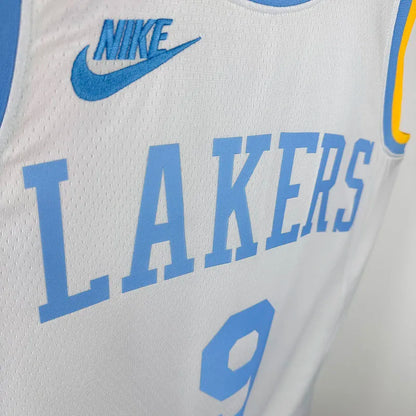 2025 LA Lakers White Jersey - James Jr. #9 (Hot Pressing)