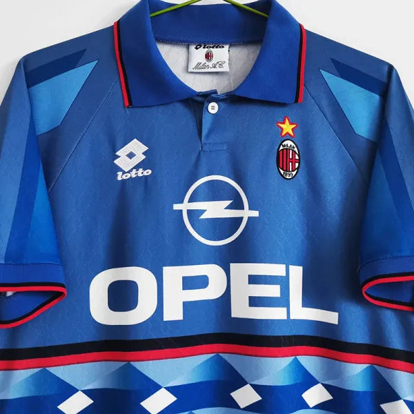 95/96 ACM Away Blue Retro Jersey