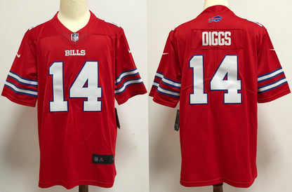 Buffalo Bills NFL Jersey - Coleman Jersey, Allen Jersey, Diggs Jersey