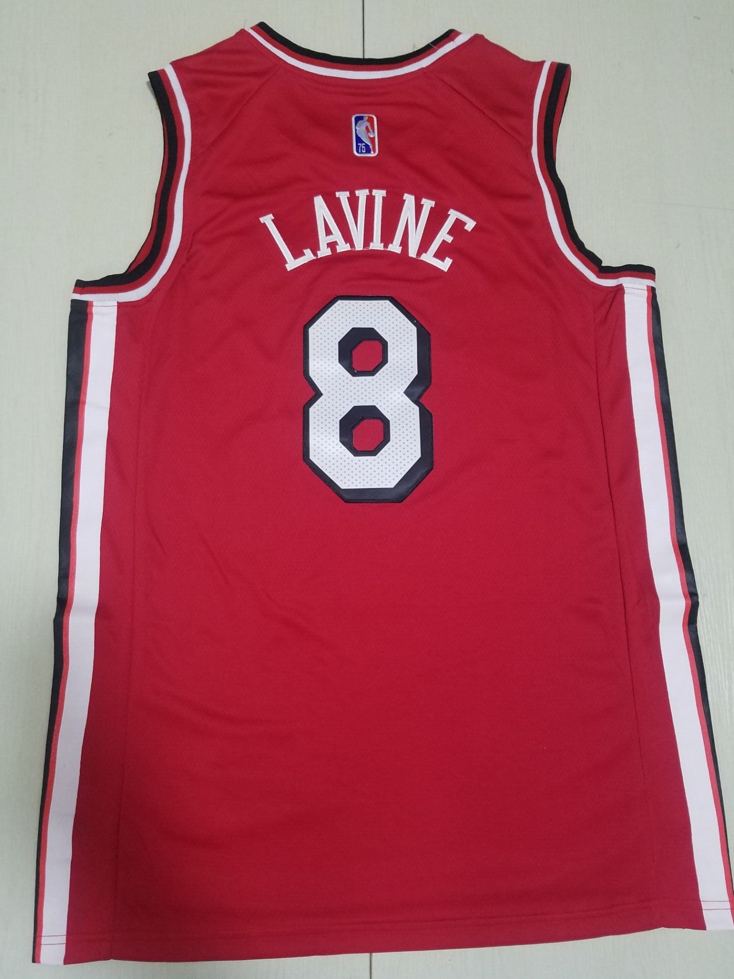 Chicago BULLS LAVINE # 8 Red NBA Jersey