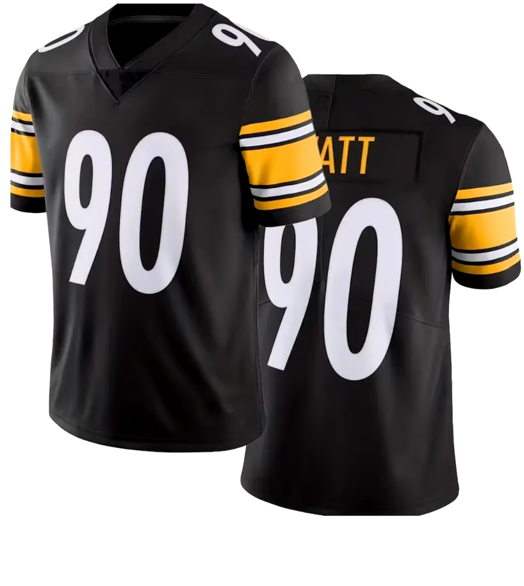 Pittsburgh Steelers American Football NFL Jersey - Watt, Wilson, Harris, Queen, Pickens, Fields, Trubisky, Pitzpatrick