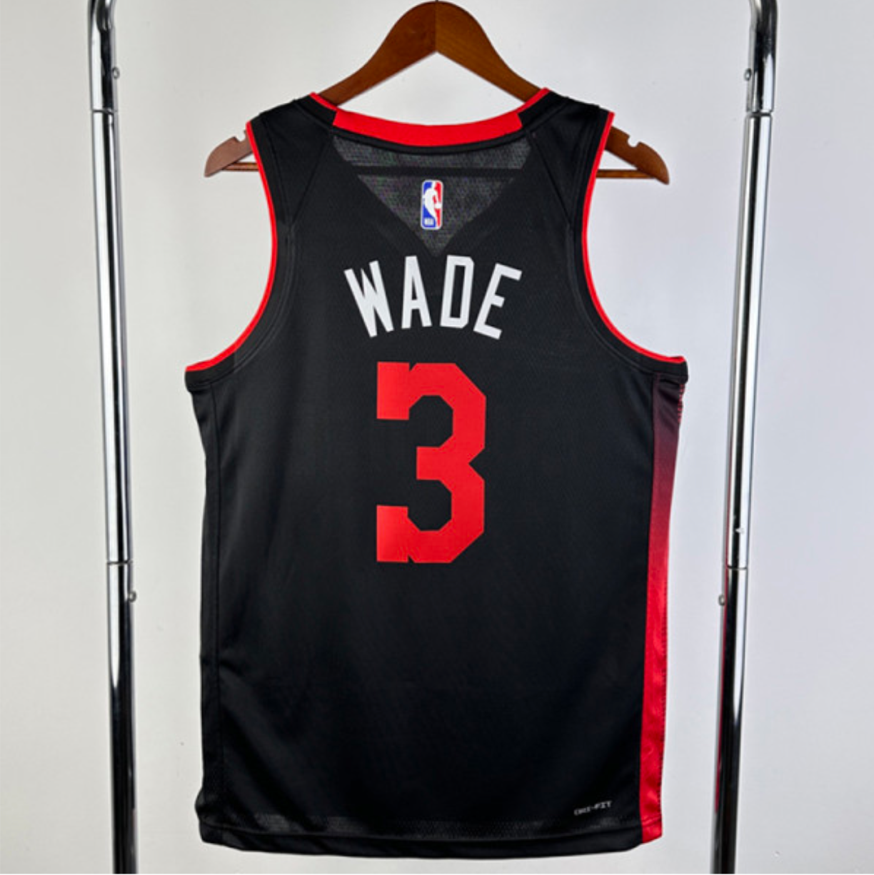 MIAMI HEAT WADE #3 Black City Edition Top Quality Hot Pressing NBA Jersey