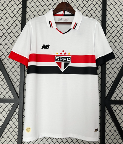 2025-25 Sao Paulo Home Soccer Jersey