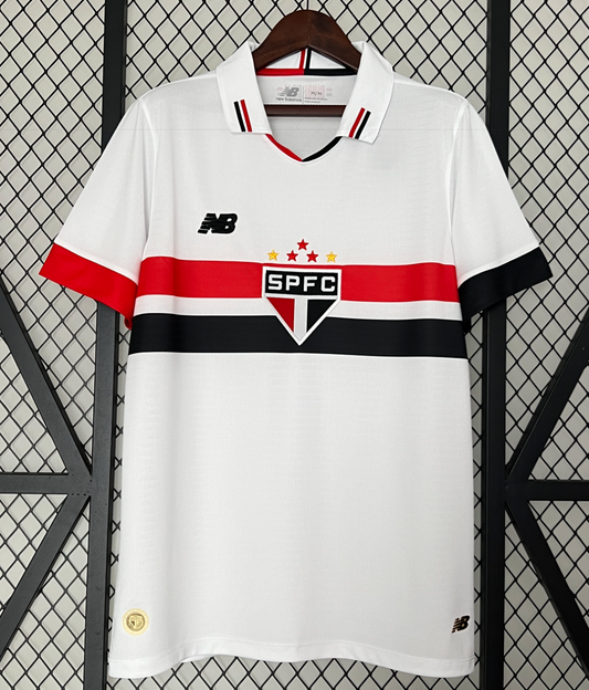 2025-25 Sao Paulo Home Soccer Jersey