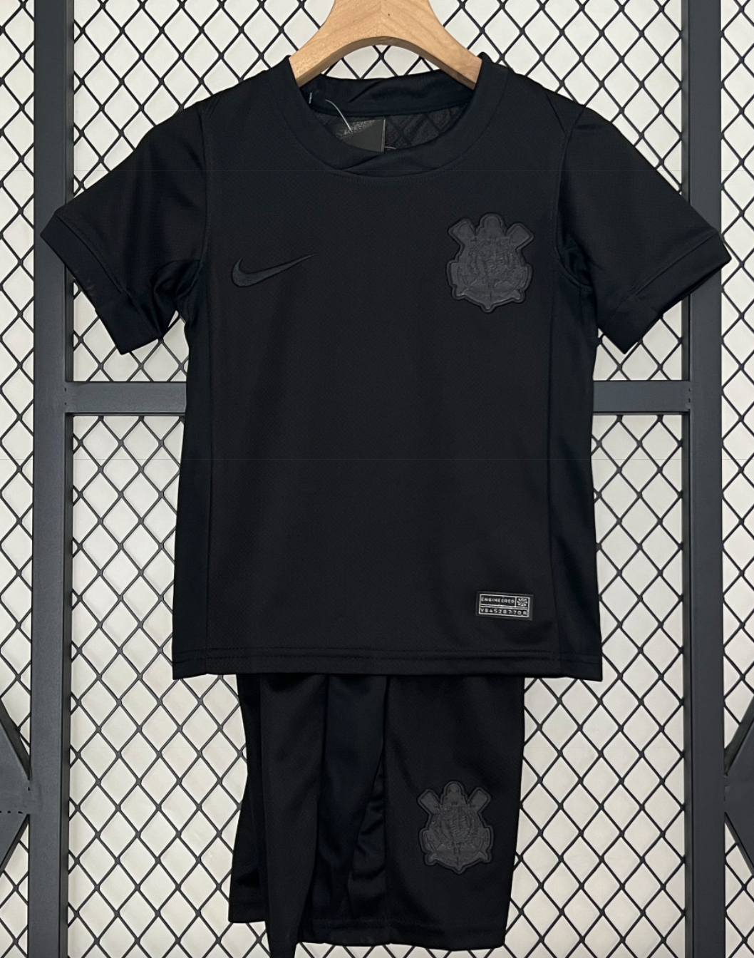 2024-25 Corinthians Home Kids Soccer Jersey