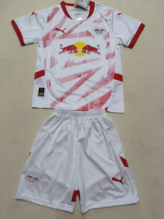 2024-25 Leipzig Kids Home Soccer Jersey Suit