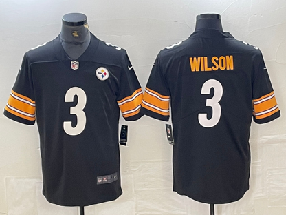 Pittsburgh Steelers American Football NFL Jersey - Watt, Wilson, Harris, Queen, Pickens, Fields, Trubisky, Pitzpatrick