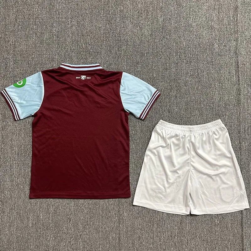 2024-25 West Ham Kids Home Soccer Jersey Suit