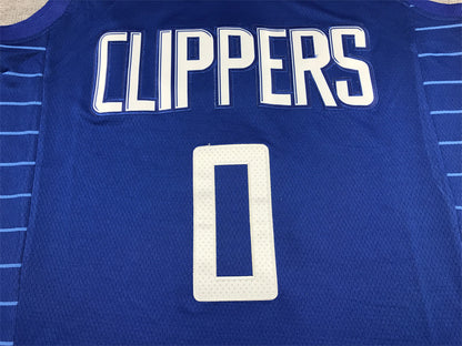 Los Angeles Clippers WESTBROOK # 0 Blue NBA Jersey