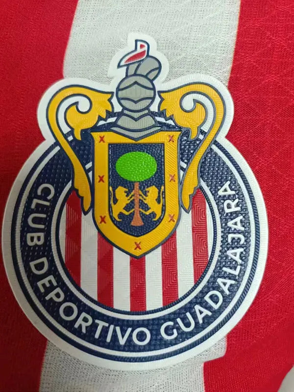 2025-25 Chivas Home Player Version Soccer Jersey