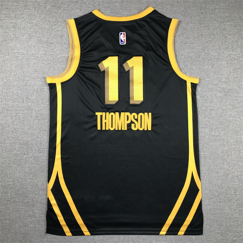 Golden State Warriors THOMPSON # 11 New City Dark Blue NBA Jerseys