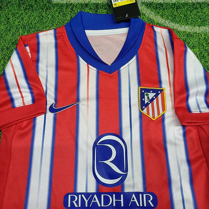 2024-25 Athletico Madrid Kids Home Soccer Jersey Suit