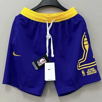 23/24 LA Lakers Blue Cotton NBA Shorts