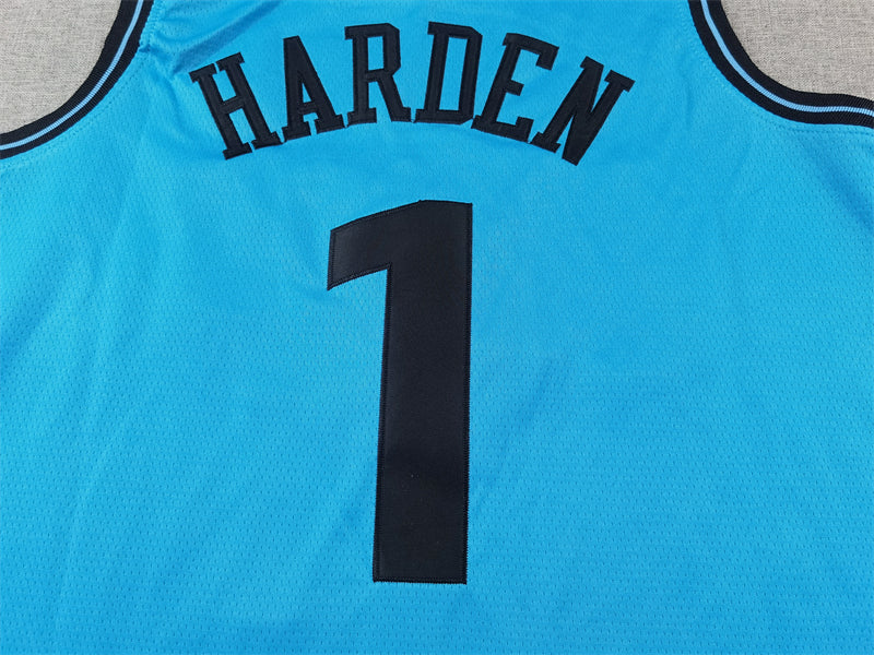 2024/25 Clippers HARDEN #1 Blue City Edition NBA Jerseys