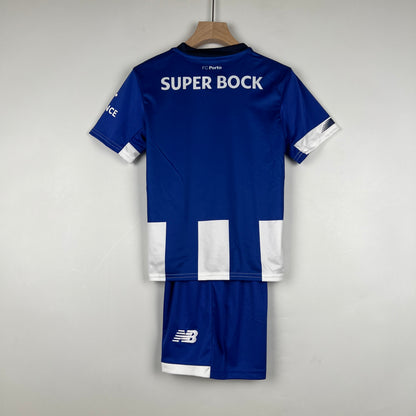 2024-25 Porto Kids Home Soccer Jersey Suit