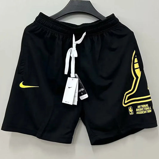 23/24 LA Lakers Black Cotton NBA Shorts