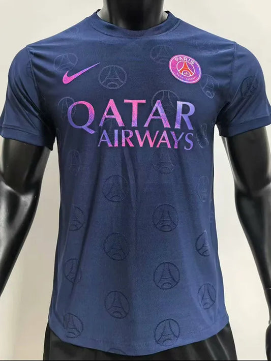 PSG 24/25 Royal Blue Casual Style Player Version Training Shirt