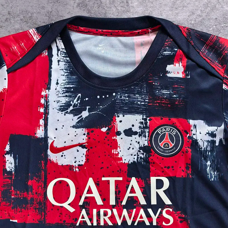 PSG 24/25 Blue Red Training Shirt