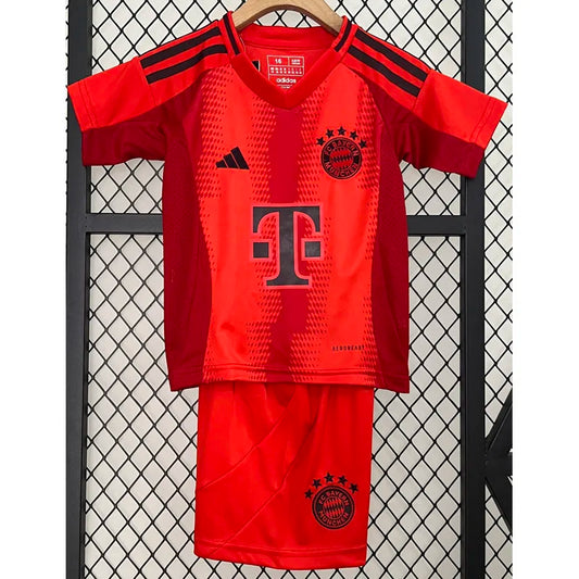 2024-25 Bayern Munchen Kids Home Soccer Jersey Suit