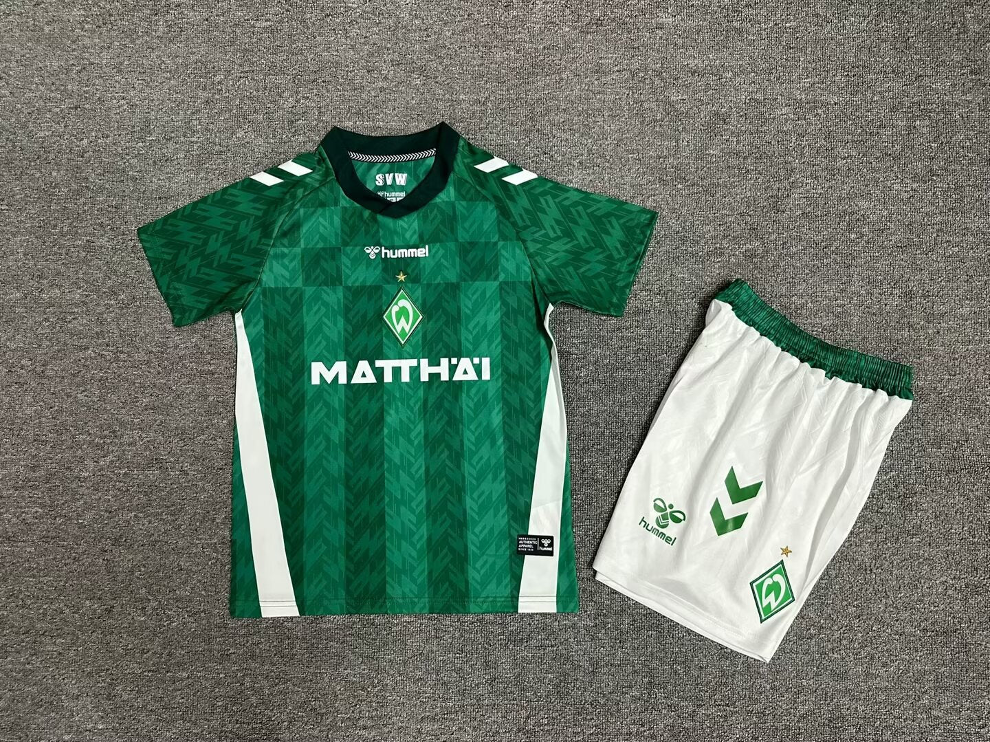 2024-25 Werder Bremen Kids Home Soccer Jersey Suit