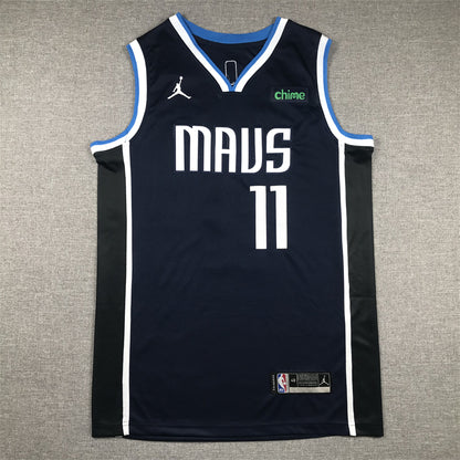 Dallas Mavericks IRVING # 11 Announced Dark Blue NBA Jersey