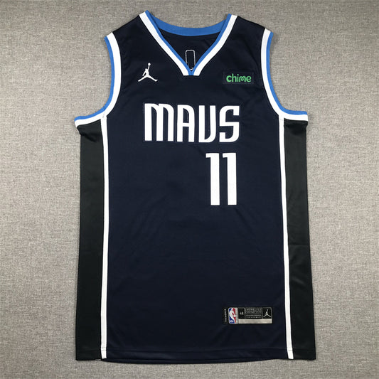 Dallas Mavericks IRVING # 11 Announced Dark Blue NBA Jersey