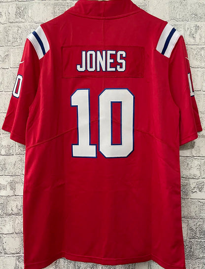 New England Patriots JONES # 10 Red NFL Jersey