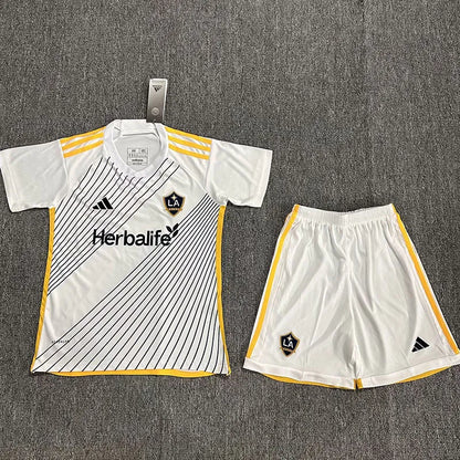 2024-25 LA Galaxy  Kids Home Soccer Jersey Suit